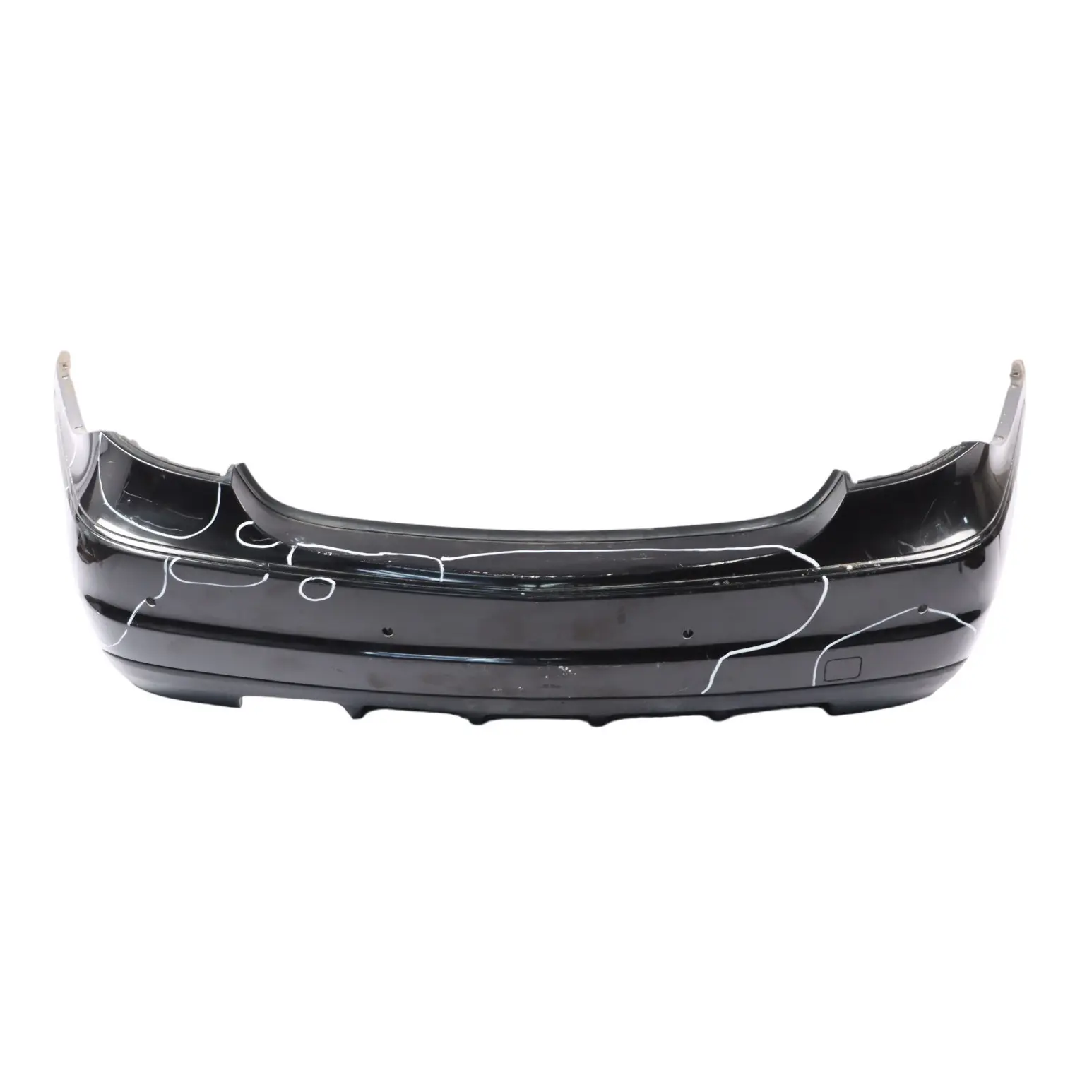 Mercedes CLC CL203 Rear Bumper Trim Panel Obsidian Black Metallic - 197