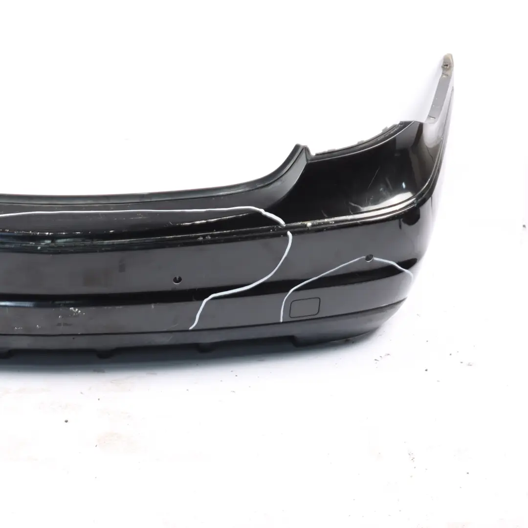 Mercedes CLC CL203 Rear Bumper Trim Panel Obsidian Black Metallic - 197