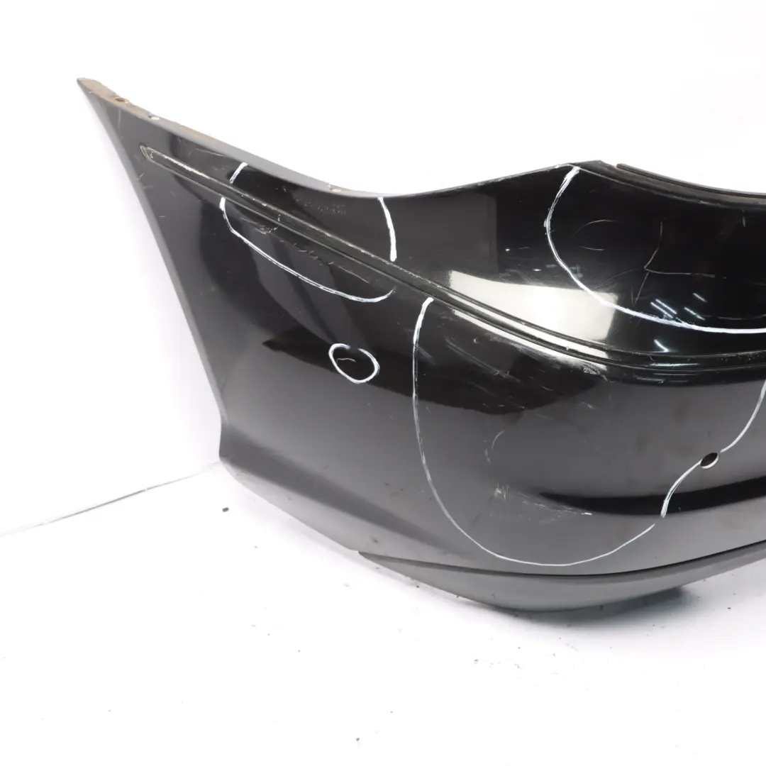 Mercedes CLC CL203 Rear Bumper Trim Panel Obsidian Black Metallic - 197