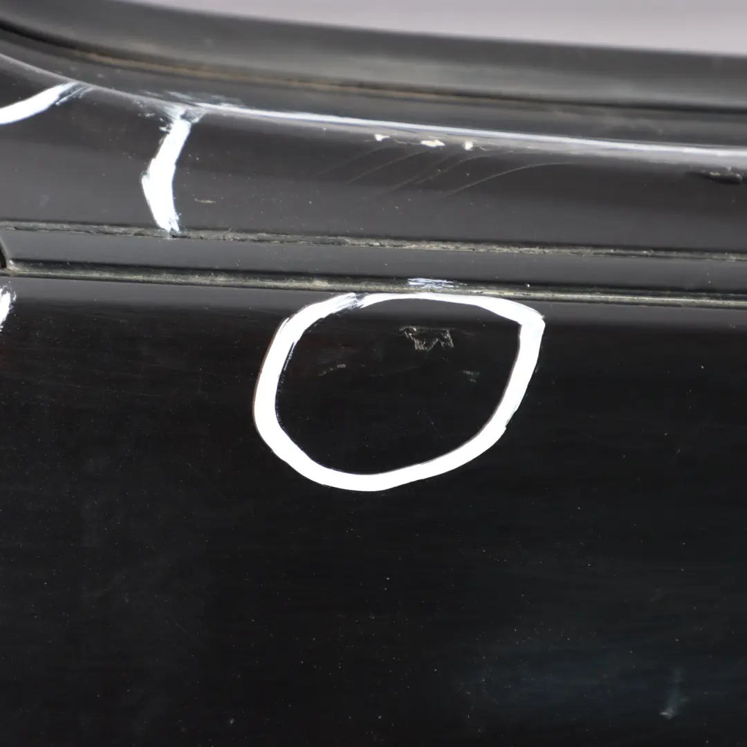 Mercedes CLC CL203 Rear Bumper Trim Panel Obsidian Black Metallic - 197