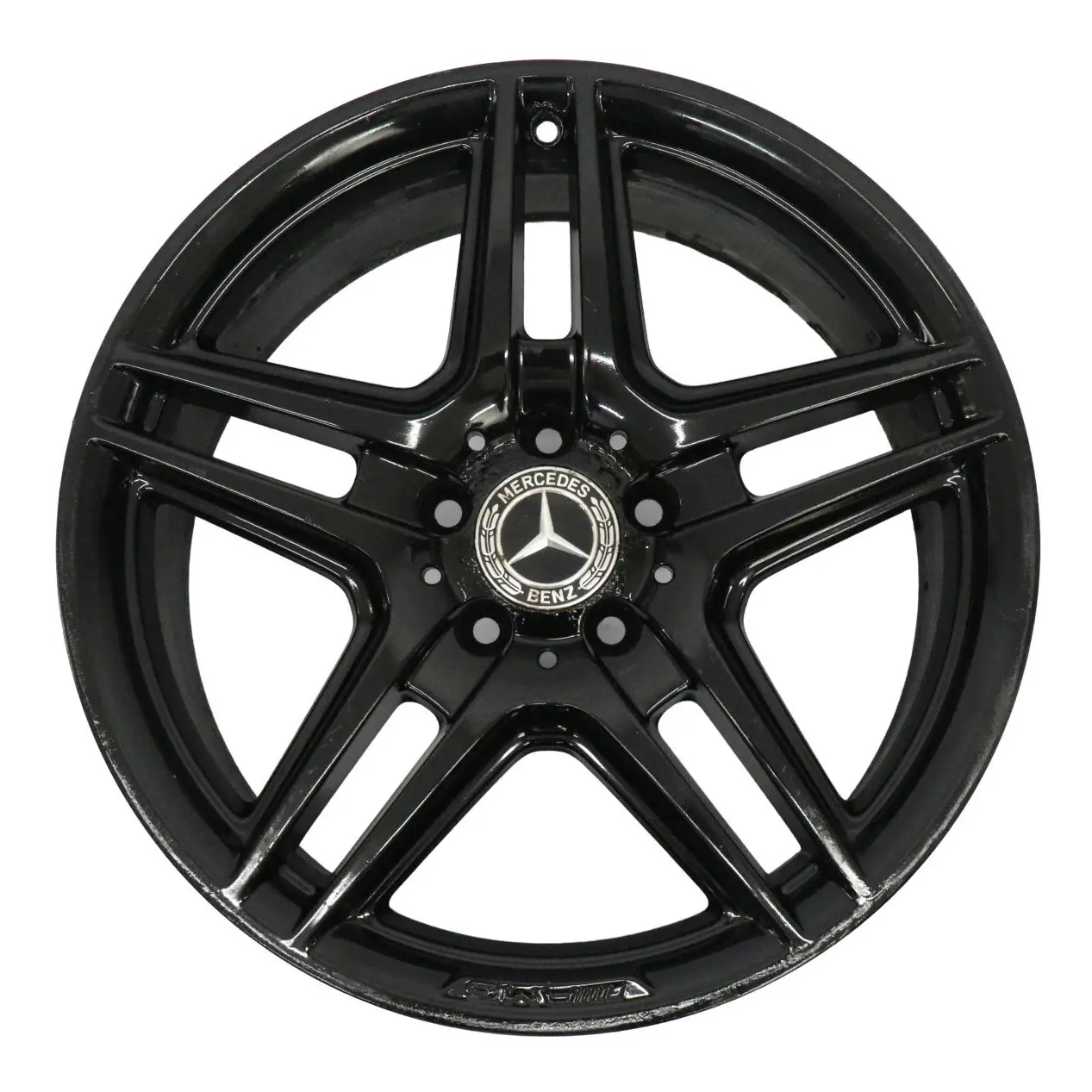 Mercedes W204 Llanta aleación AMG Negra 5 Radios Dobles 18" ET:50 8J A2044014102