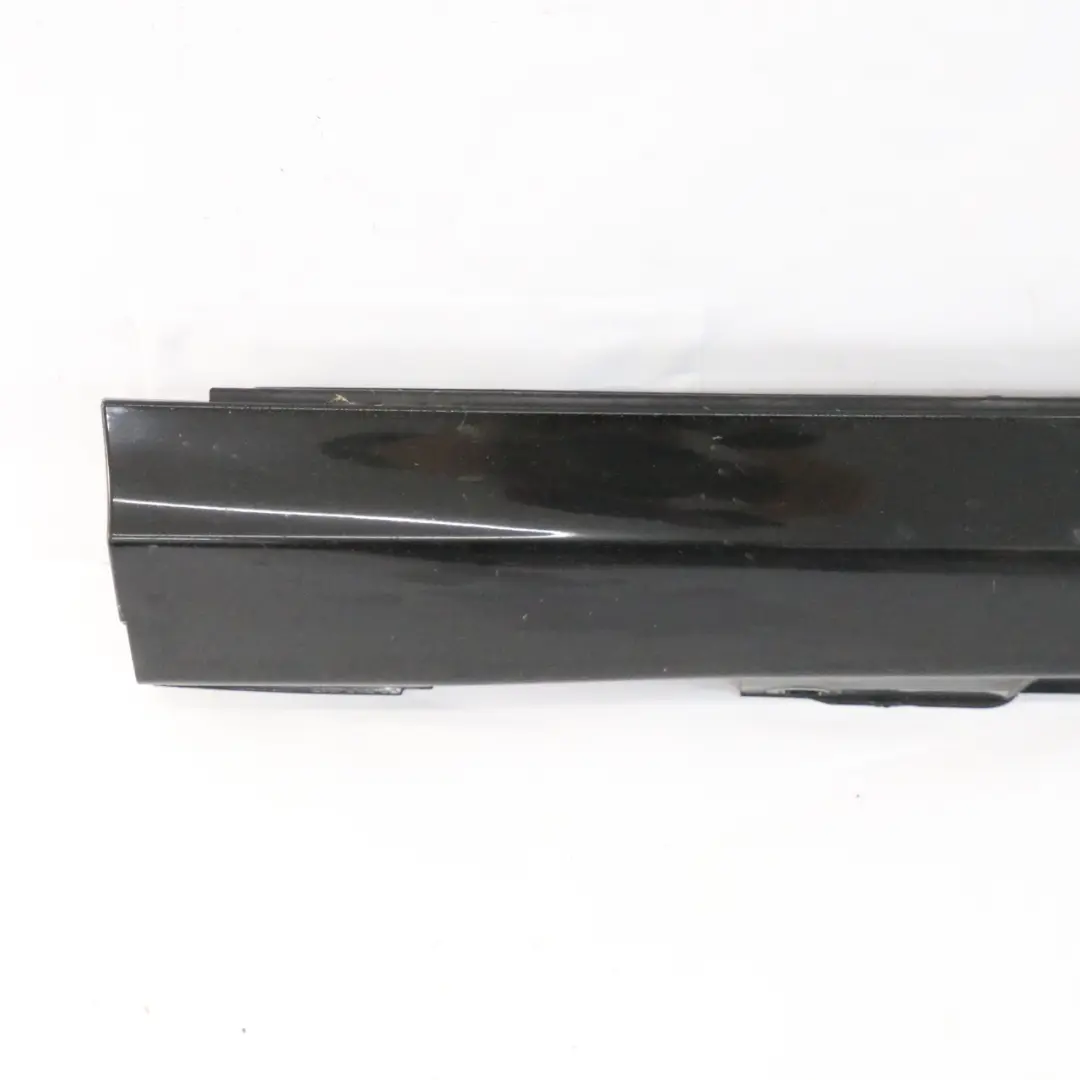 Mercedes W204 Side Skirt Door Sill Cover Right O/S Obsidian Black Metallic - 197