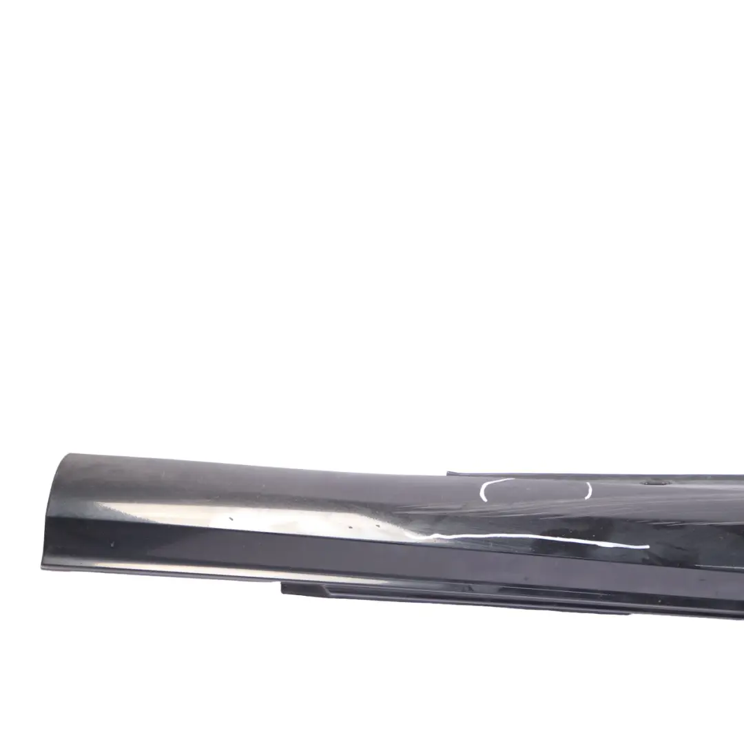 Mercedes W204 Side Skirt Cover Door Sill Panel Right O/S Obsidian Black - 197