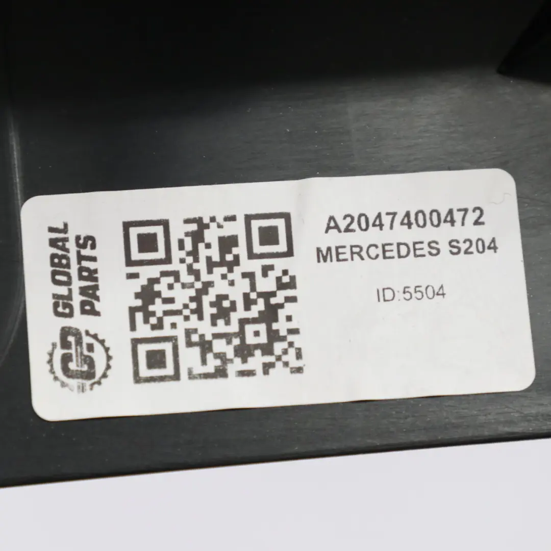 Mercedes S204 Maletero Portón Trasero Maletero Embellecedor Trasero A2047400472