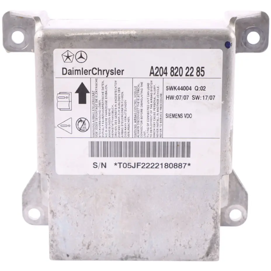 Mercedes W204 S204 Air Module SRS Control Unit ECU A2048202285