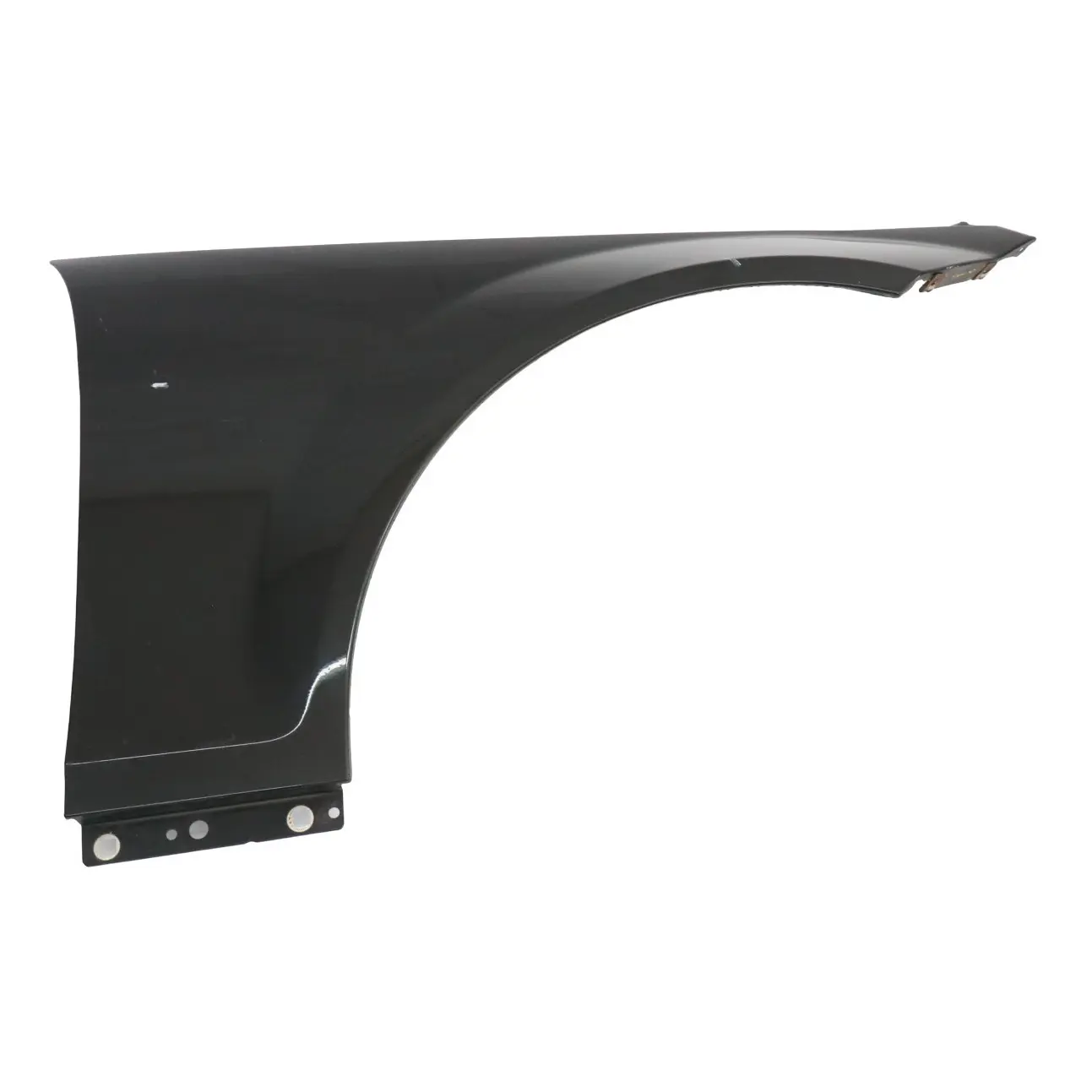 Mercedes W204 Side Wing Panel Front Right O/S Fender Obsidian Black - 197