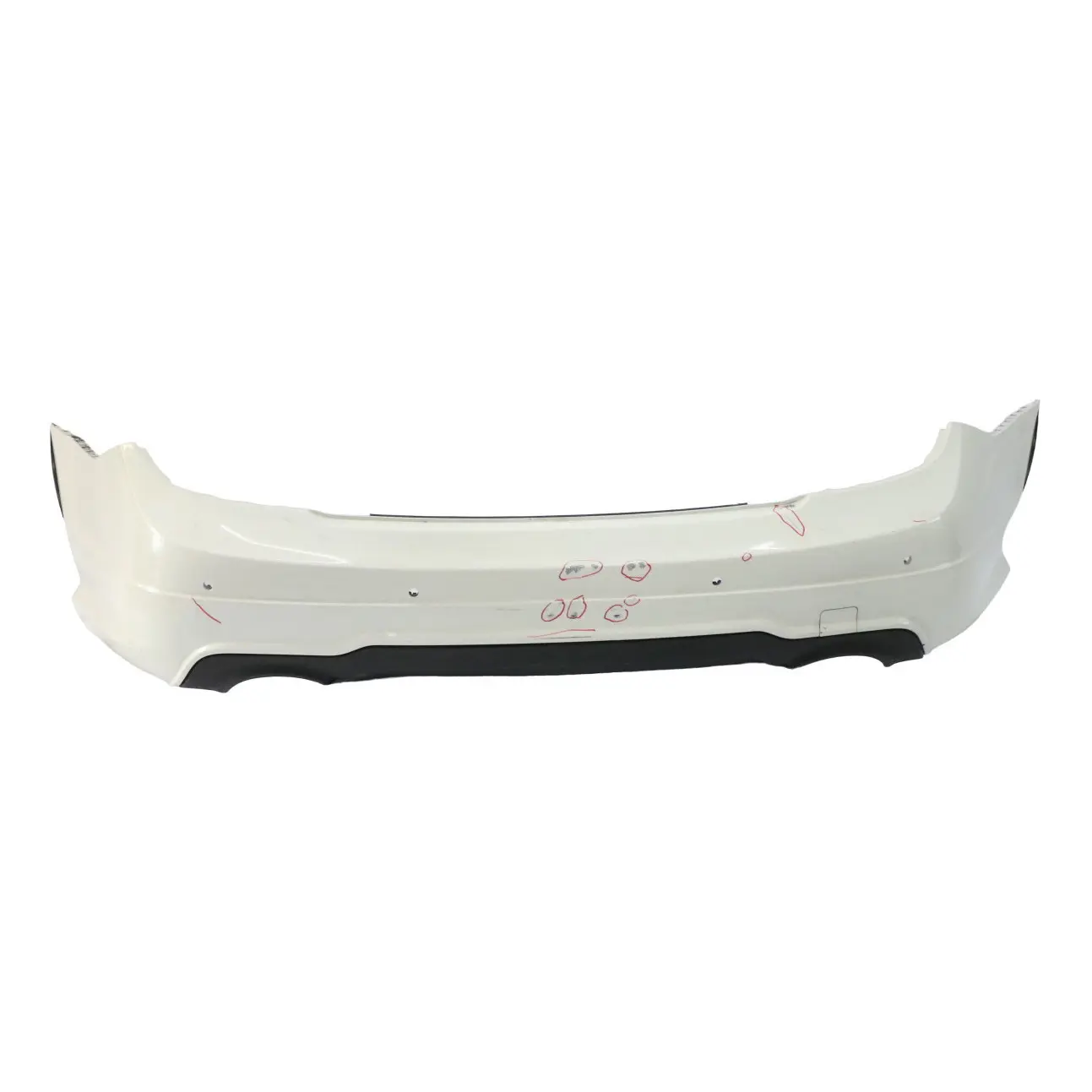 Mercedes W204 C204 AMG Rear Bumper Trim Panel Calcite White - 650