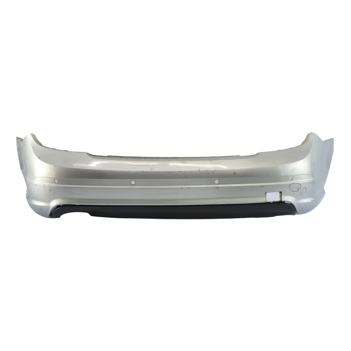 Rear Bumper Mercedes W204 AMG Body Styling Trim Panel Iridium Silver - 775