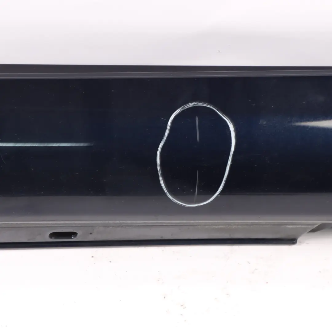 Mercedes W205 Side Skirt Left N/S Door Sill Cover Cavansite Blue Metallic - 890