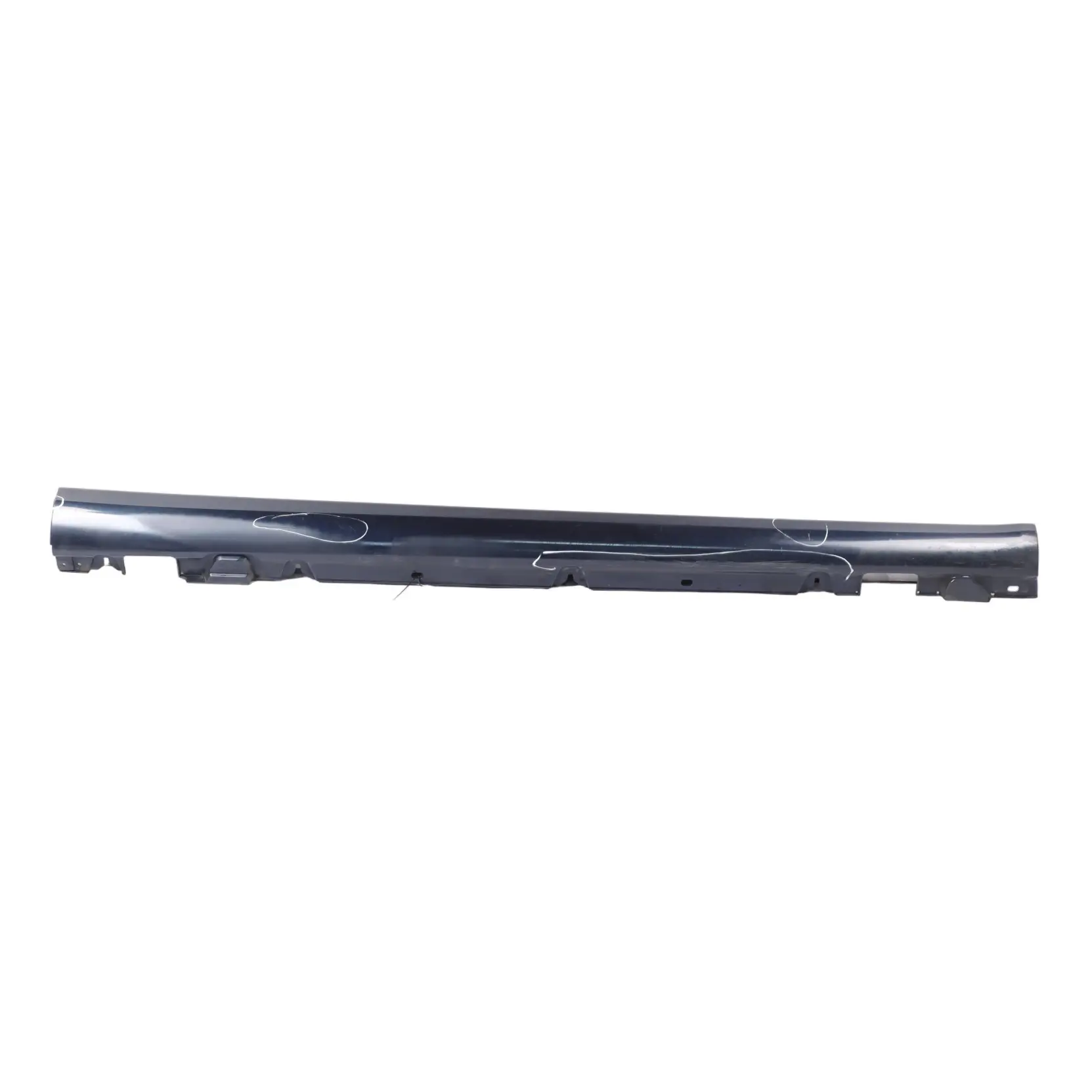 Mercedes W205 Side Skirt Right O/S Door Sill Cover Cavansite Blue Metallic - 890