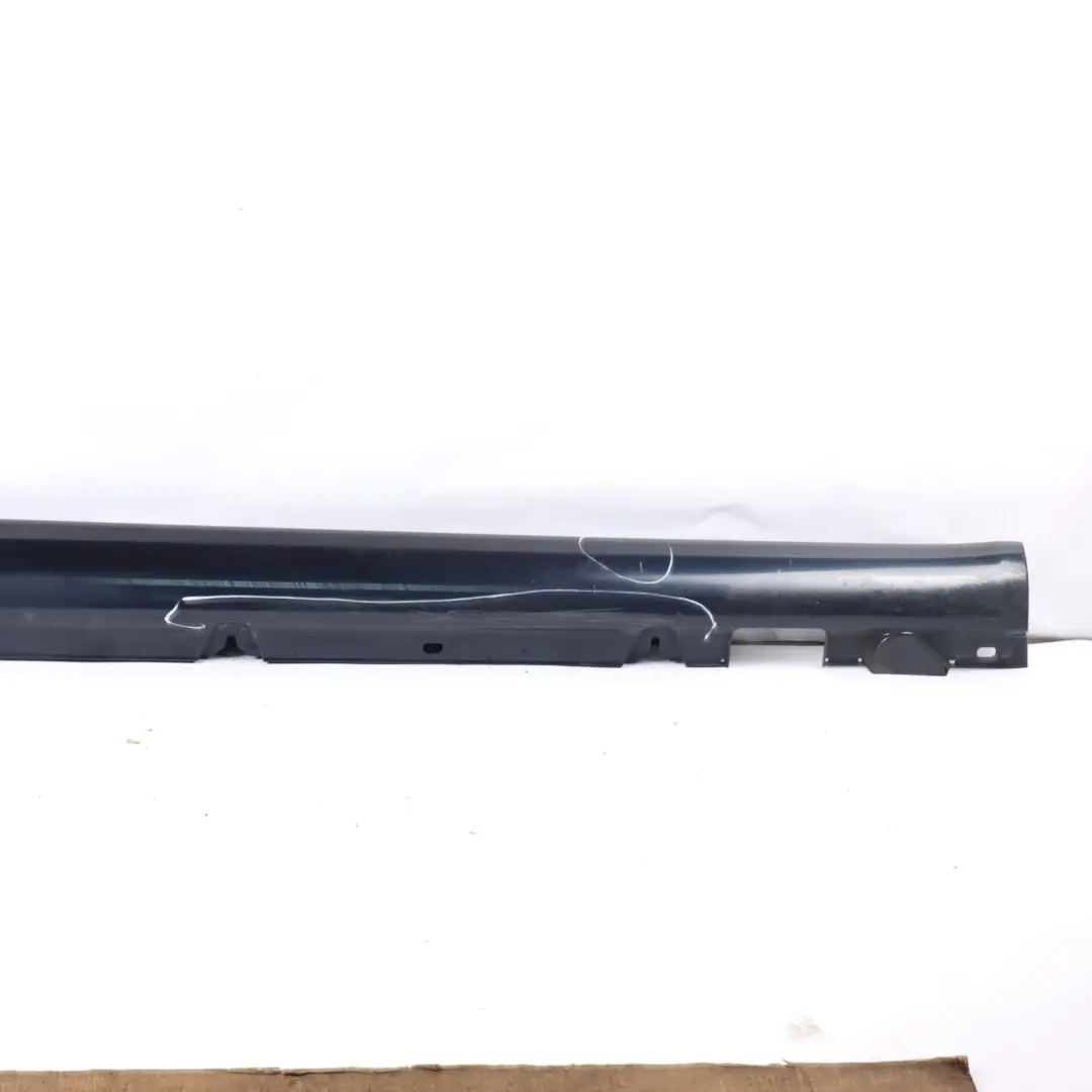 Mercedes W205 Side Skirt Right O/S Door Sill Cover Cavansite Blue Metallic - 890