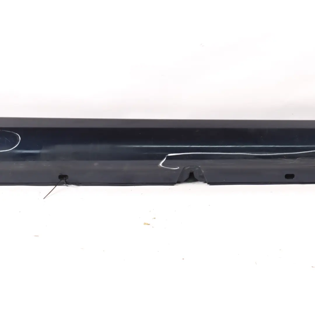 Mercedes W205 Side Skirt Right O/S Door Sill Cover Cavansite Blue Metallic - 890