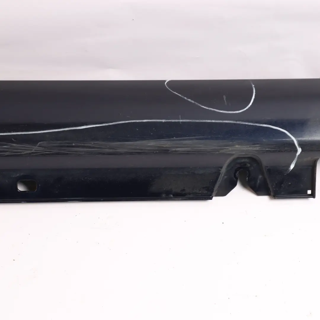 Mercedes W205 Side Skirt Right O/S Door Sill Cover Cavansite Blue Metallic - 890