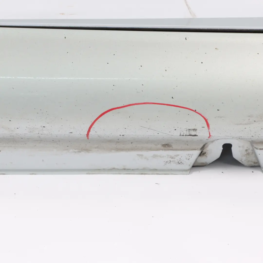 Mercedes W205 Side Skirt Right O/S Door Sill Cover Iridium Silver Metallic - 775