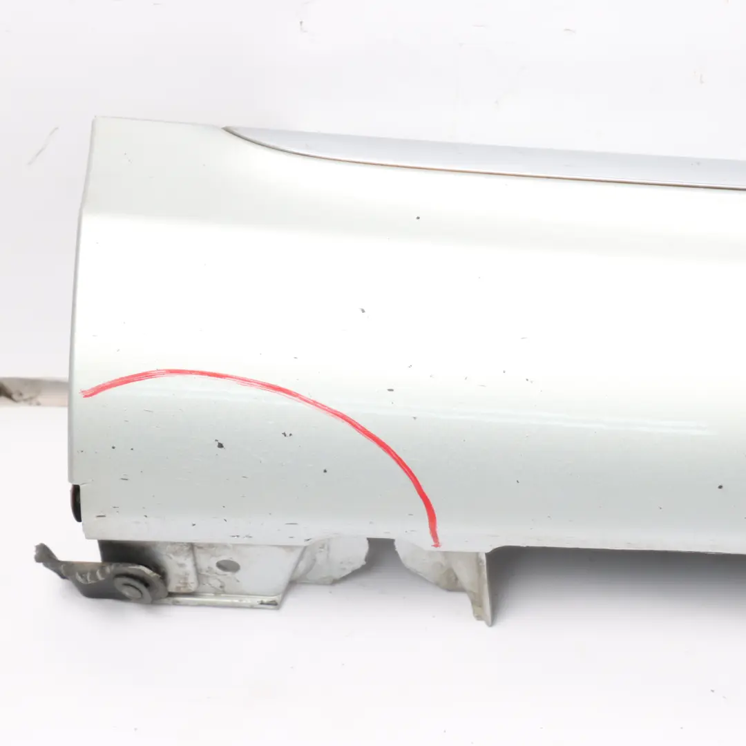 Mercedes W205 Side Skirt Right O/S Door Sill Cover Iridium Silver Metallic - 775