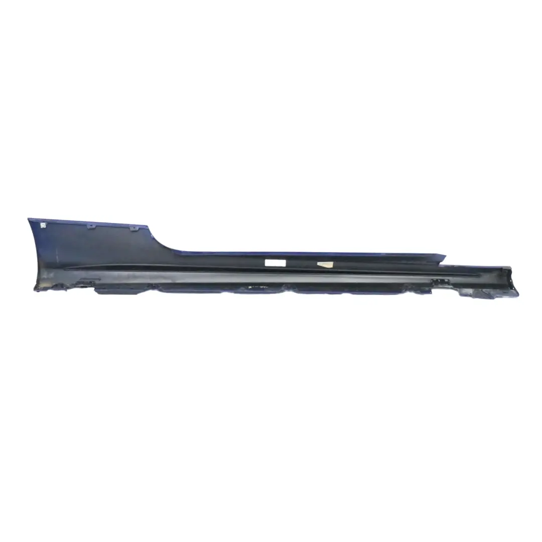 Mercedes A205 Side Skirt Left N/S AMG Sill Cover Brilliant Blue Metallic - 896