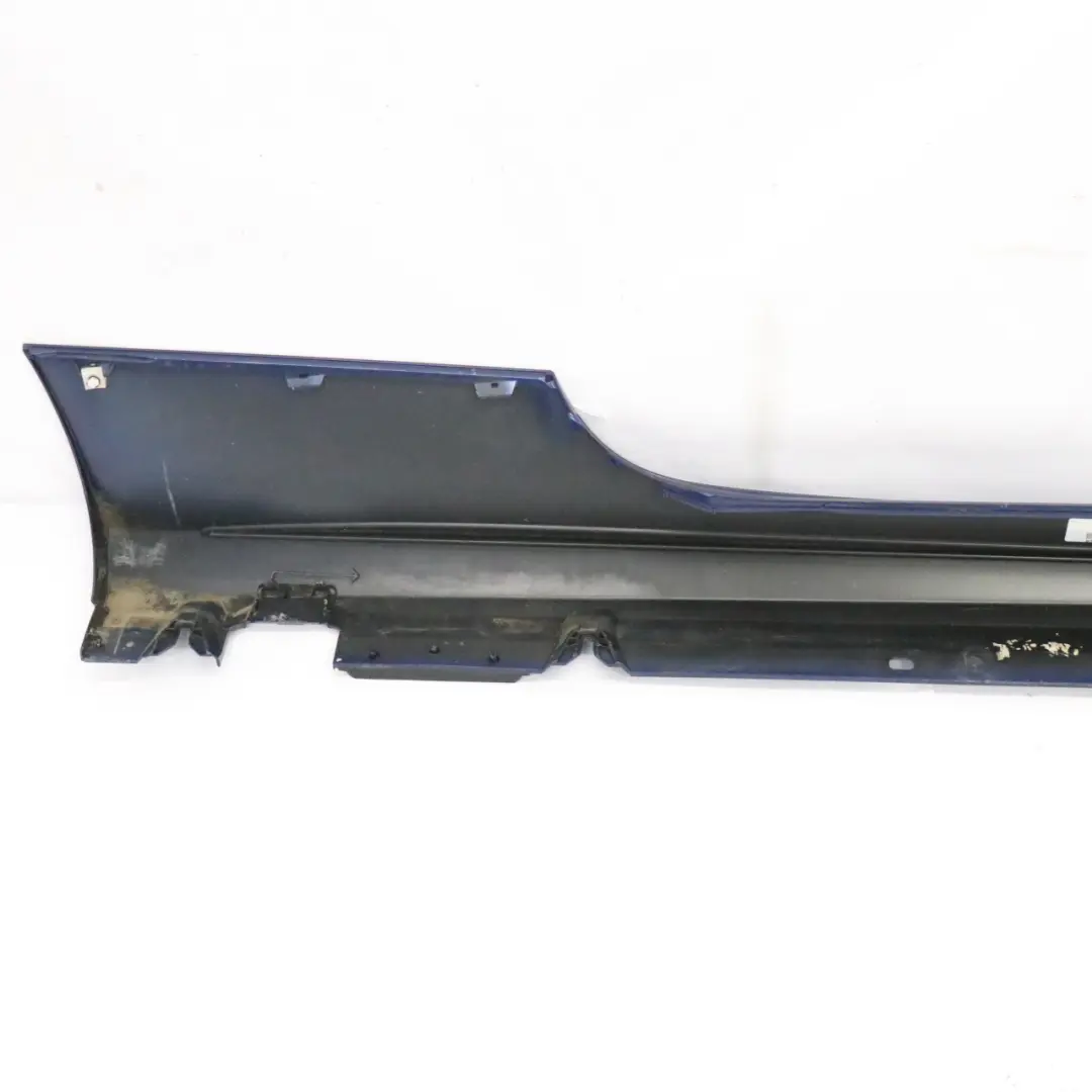 Mercedes A205 Side Skirt Left N/S AMG Sill Cover Brilliant Blue Metallic - 896