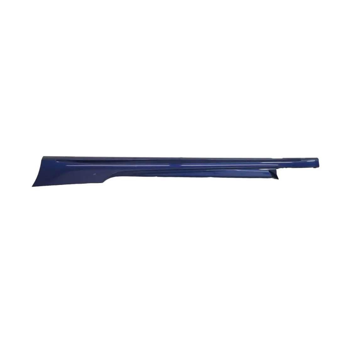 Mercedes A205 Side Skirt Left N/S AMG Sill Cover Brilliant Blue Metallic - 896