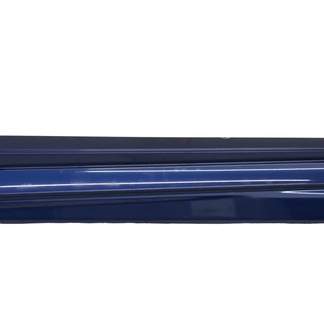 Mercedes A205 Side Skirt Left N/S AMG Sill Cover Brilliant Blue Metallic - 896