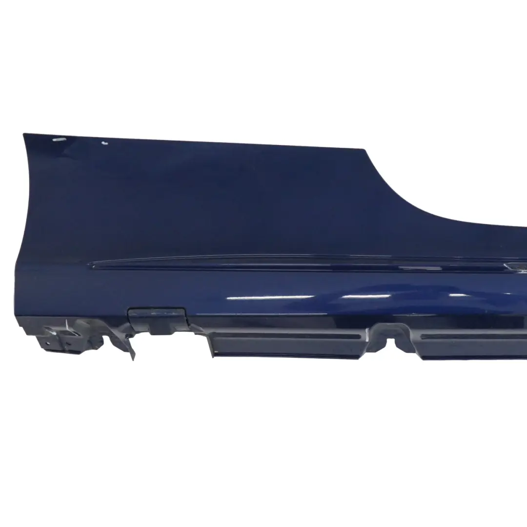 Mercedes A205 Side Skirt Right O/S AMG Sill Cover Brilliant Blue Metallic - 896