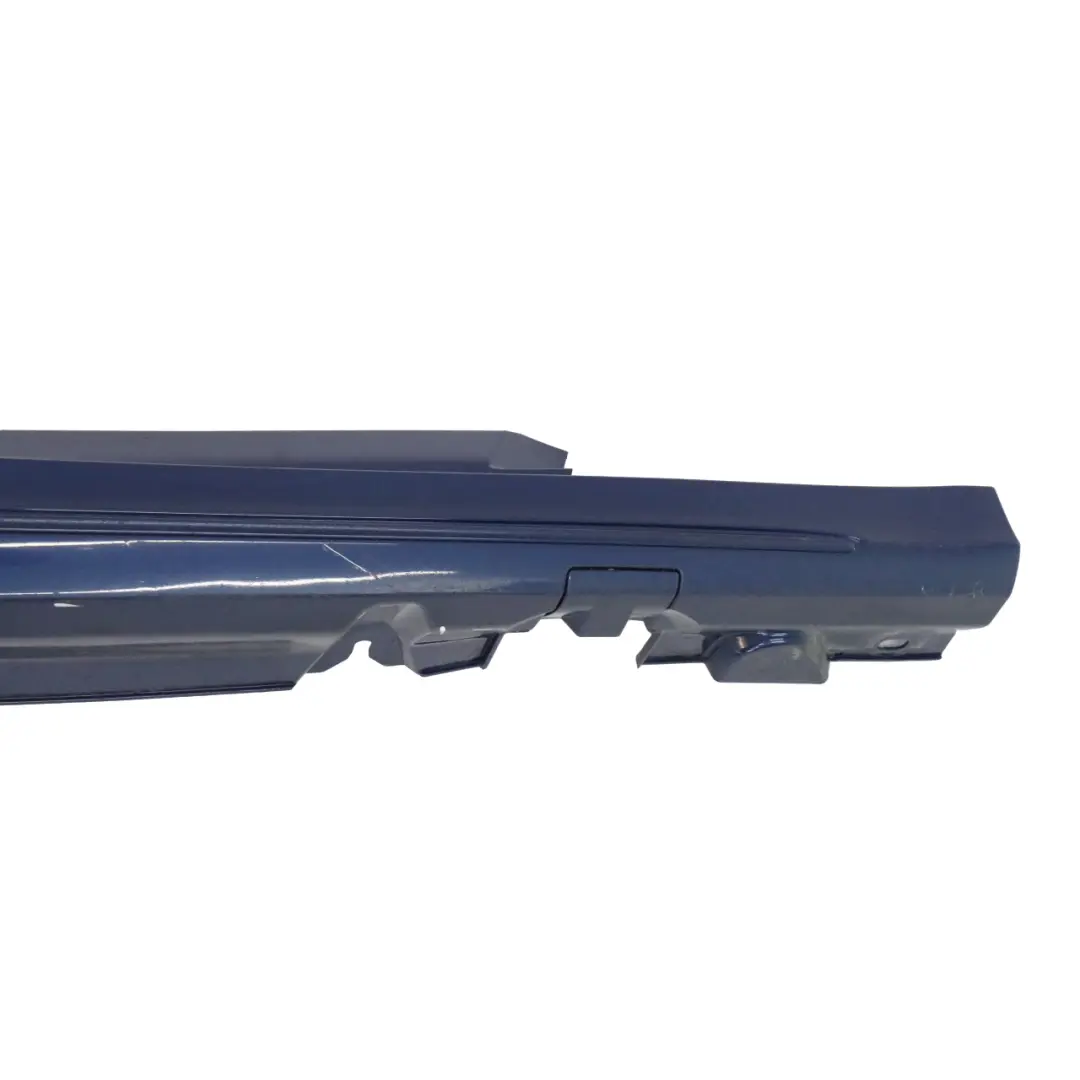 Mercedes A205 Side Skirt Right O/S AMG Sill Cover Brilliant Blue Metallic - 896