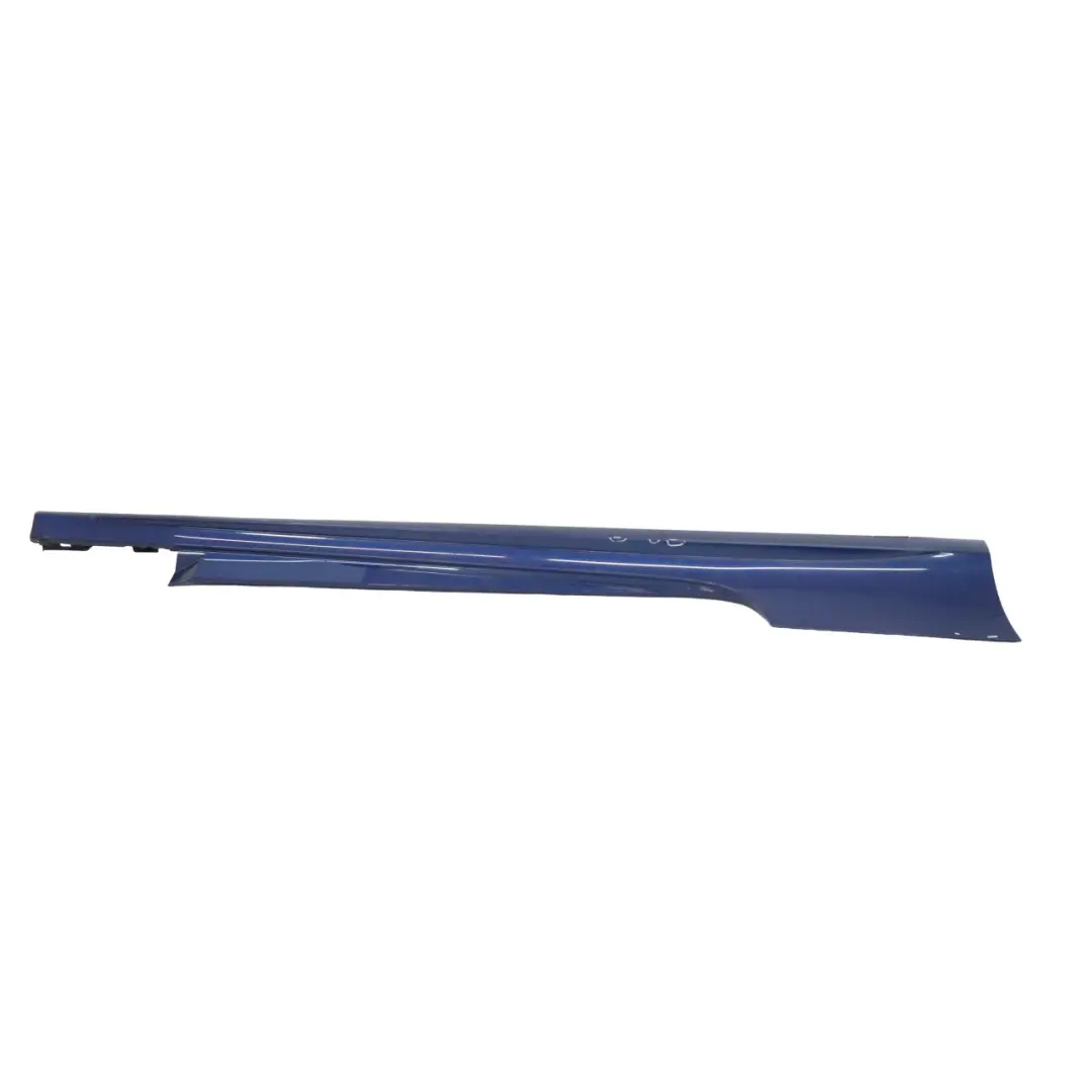 Mercedes A205 Side Skirt Right O/S AMG Sill Cover Brilliant Blue Metallic - 896