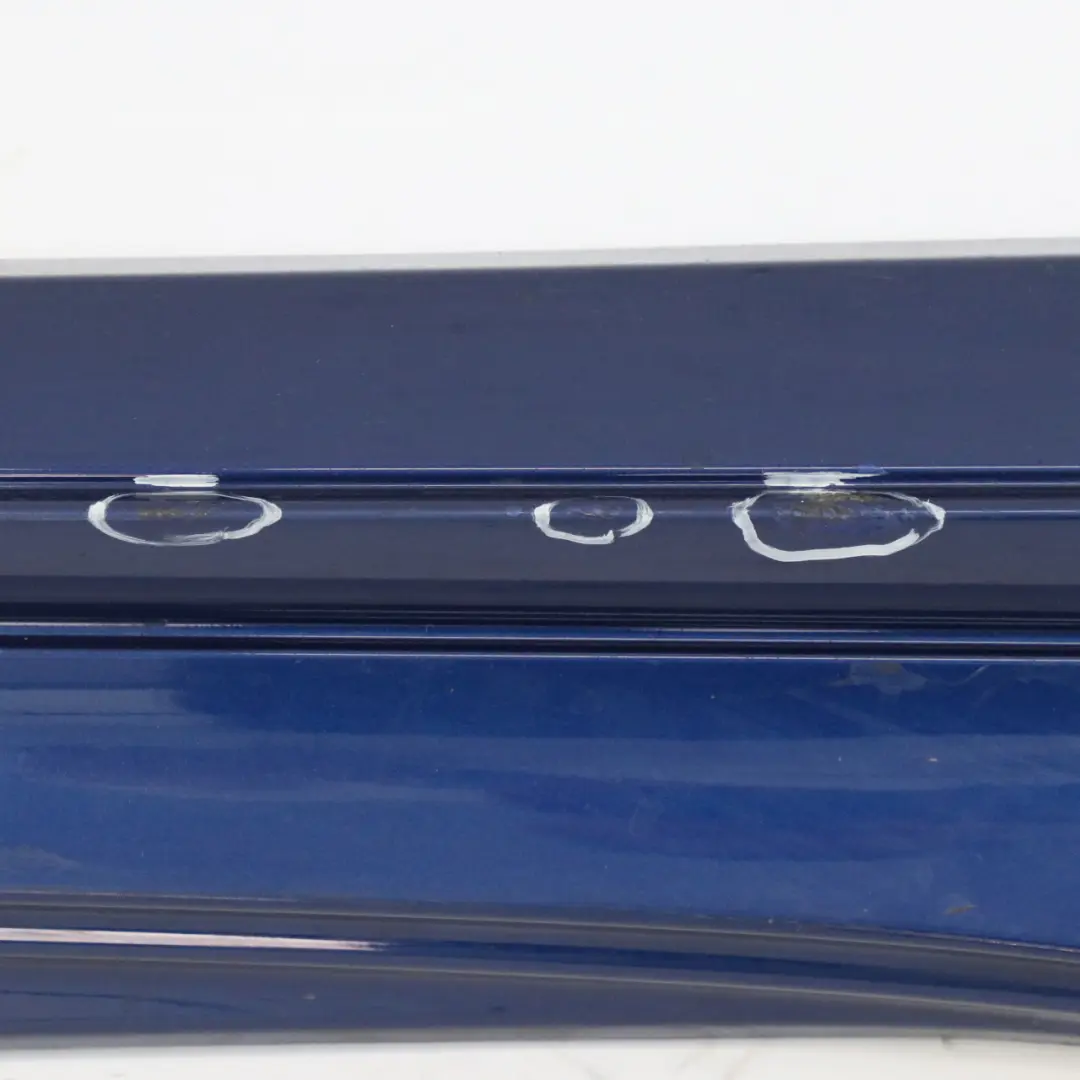 Mercedes A205 Side Skirt Right O/S AMG Sill Cover Brilliant Blue Metallic - 896