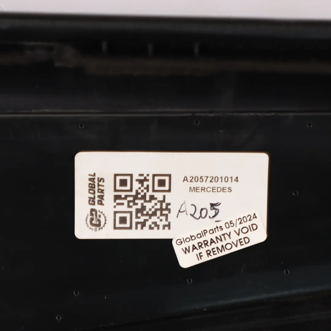 Mercedes A205 Door Card Front Right O/S Lining Panel Leather Black A2057201014