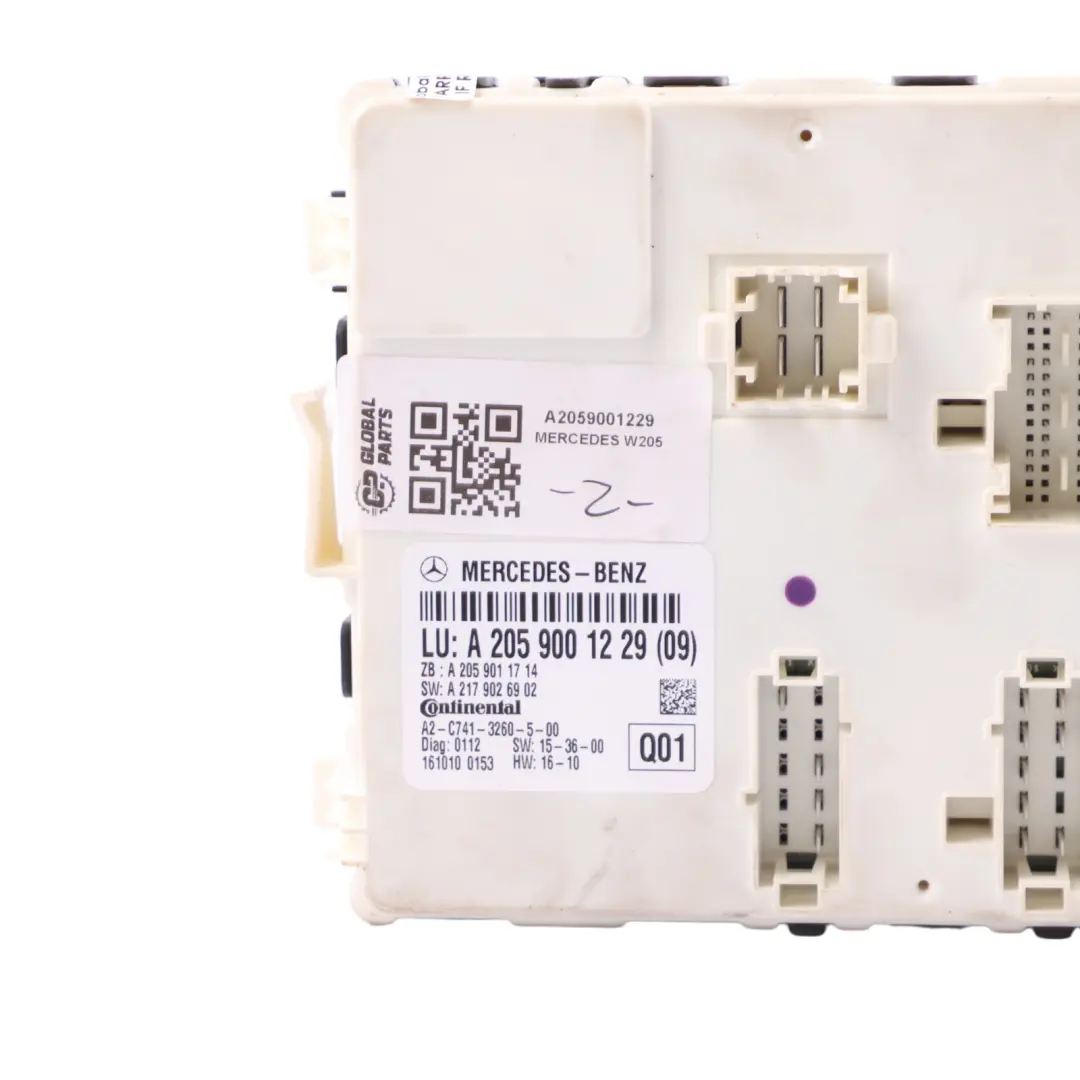 Mercedes A205 Convertible Roof Control Module Unit ECU Soft Top A2059001229