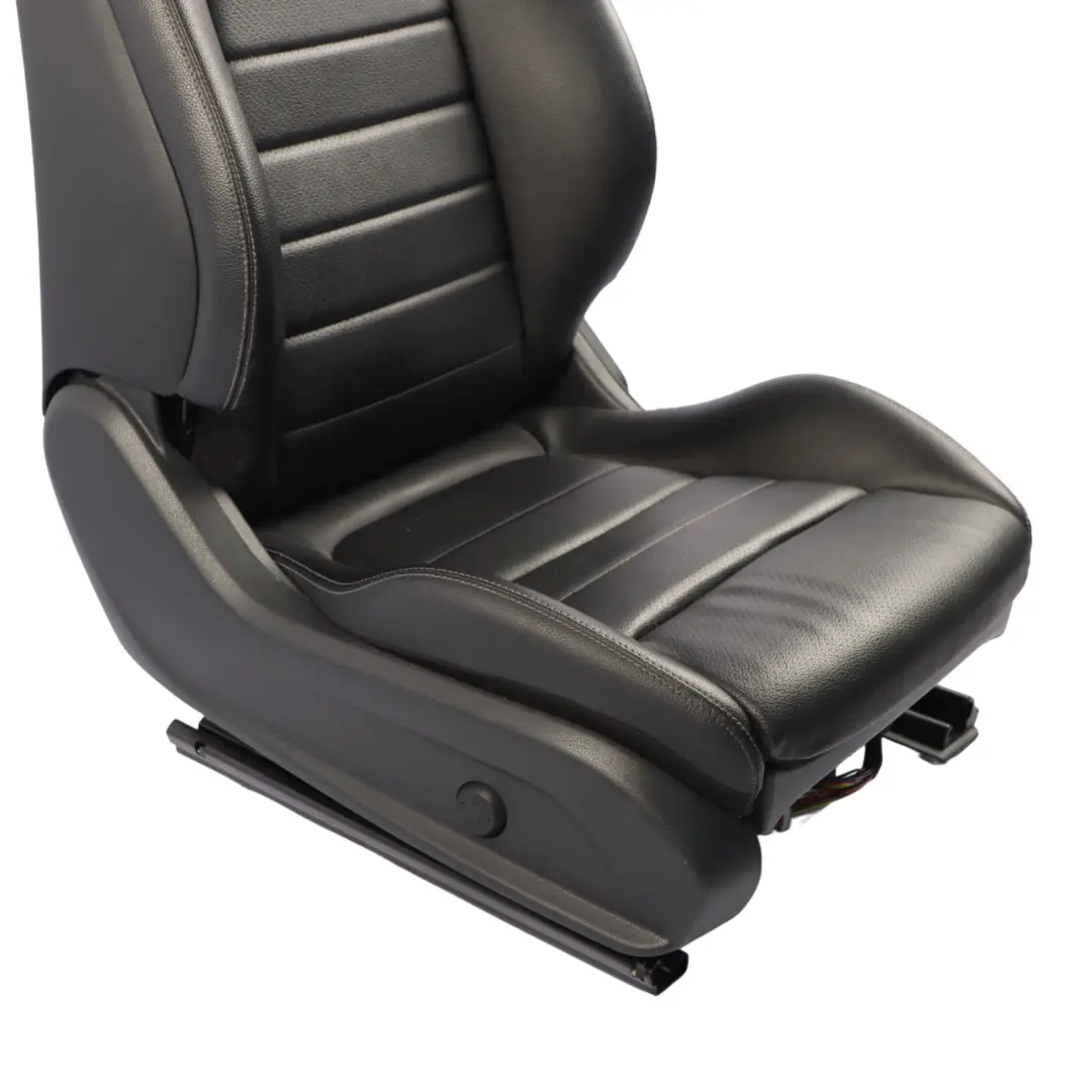 Mercedes C205 Asiento Delantero Derecha Calefaccionado Imiation Cuero Negro