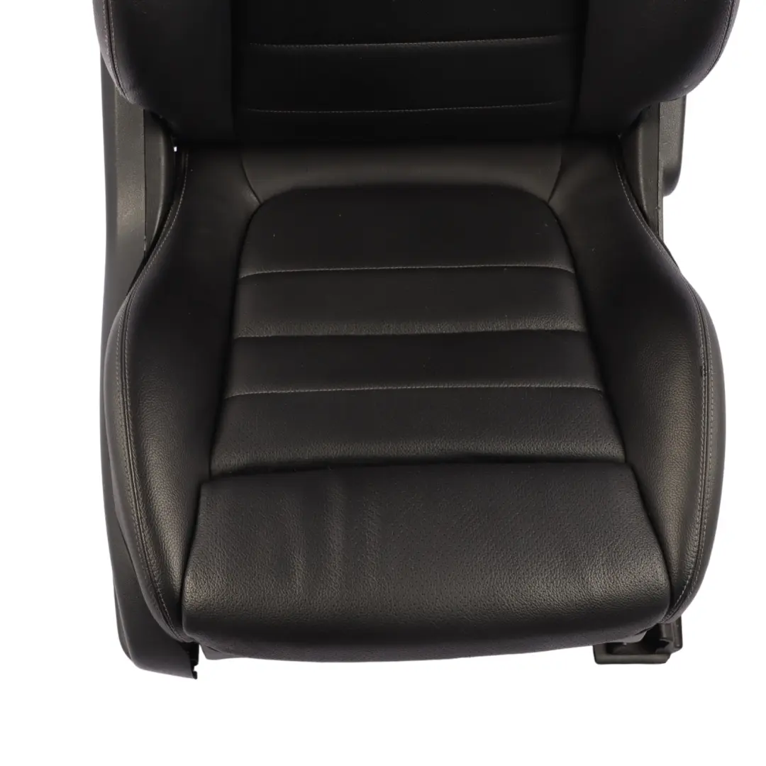 Mercedes C205 Asiento Delantero Derecha Calefaccionado Imiation Cuero Negro