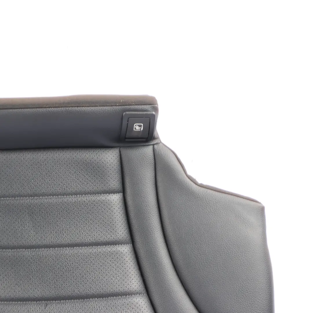 Mercedes W205 Rücksitzbank Couchverkleidung Trim Schwarz Kunstleder