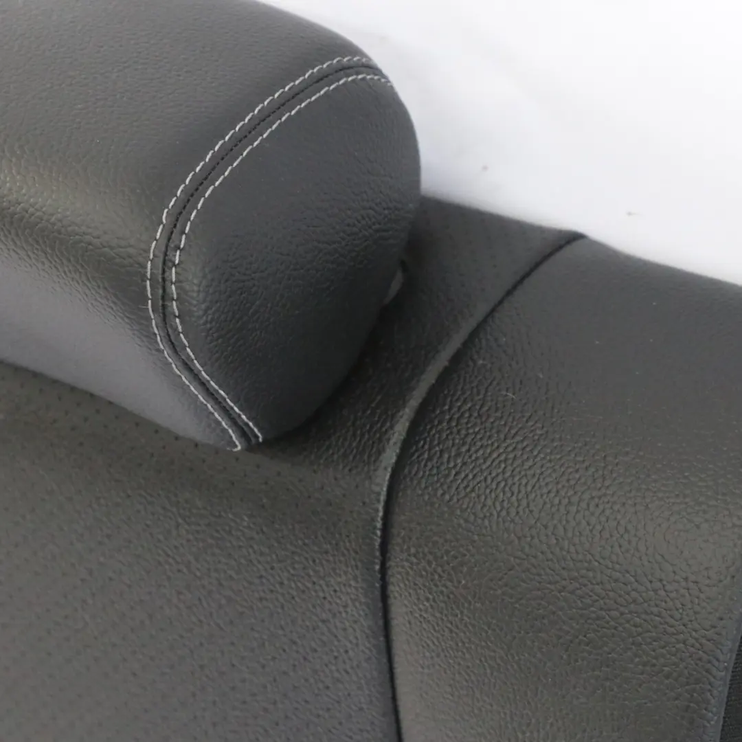 Mercedes W205 Rear Seat Backrest Right O/S Back Cover Black Imitation Leather