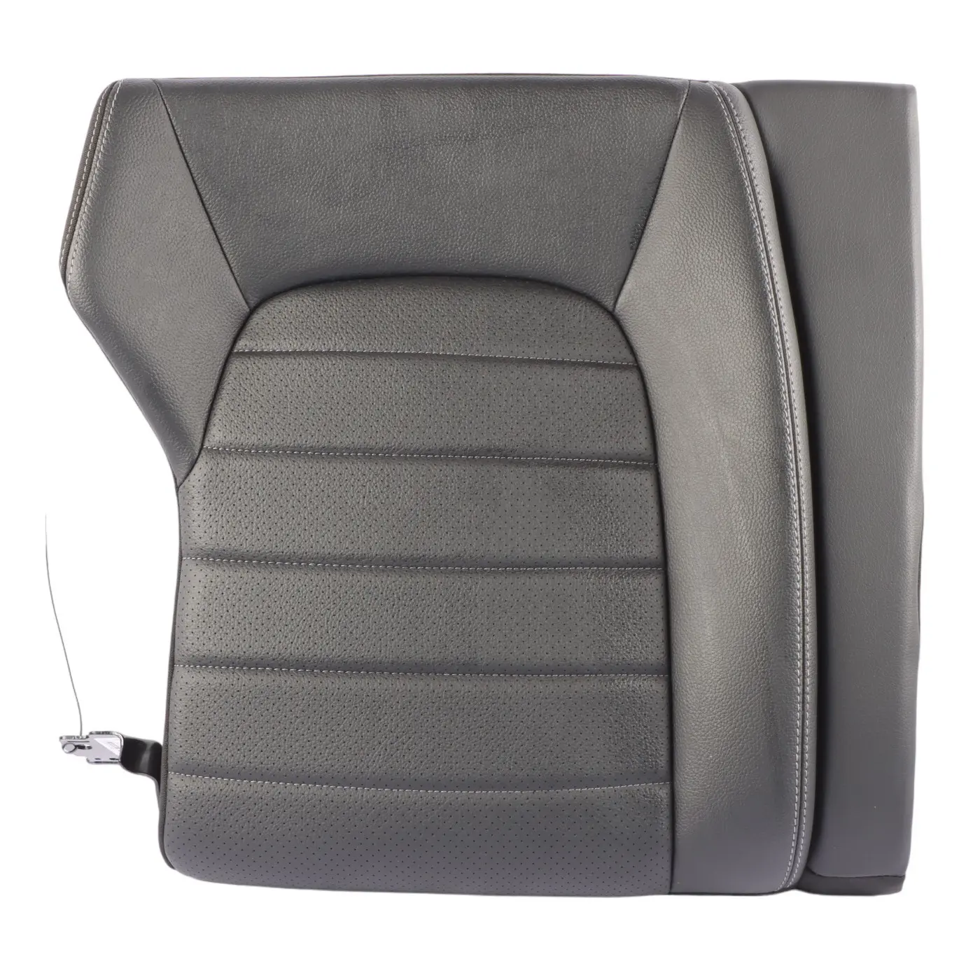 Mercedes A205 Rear Seat Backrest Right O/S Back Cover Imitation Leather Black