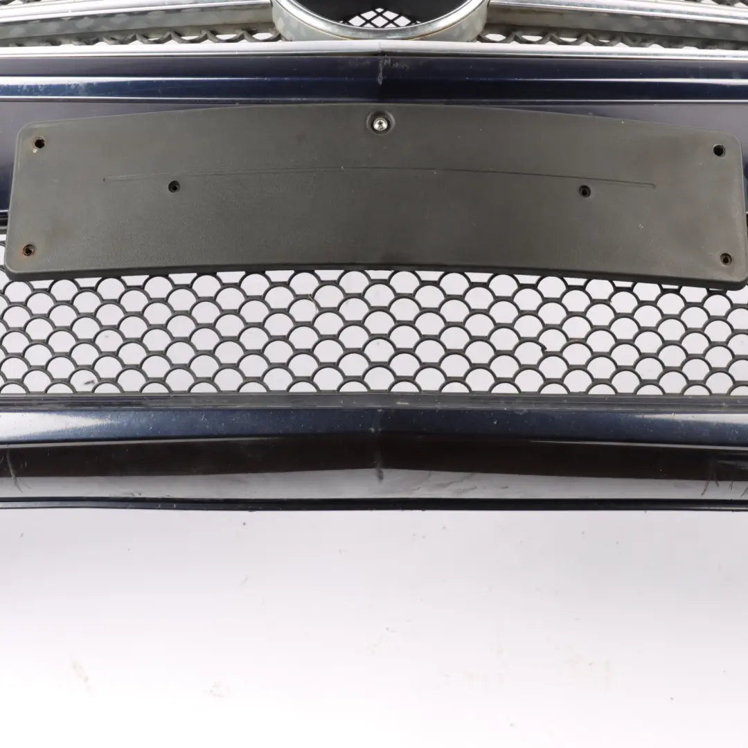 Mercedes W207 Bumper Front Trim Panel AMG Covering Cavansite Blue Metallic 860