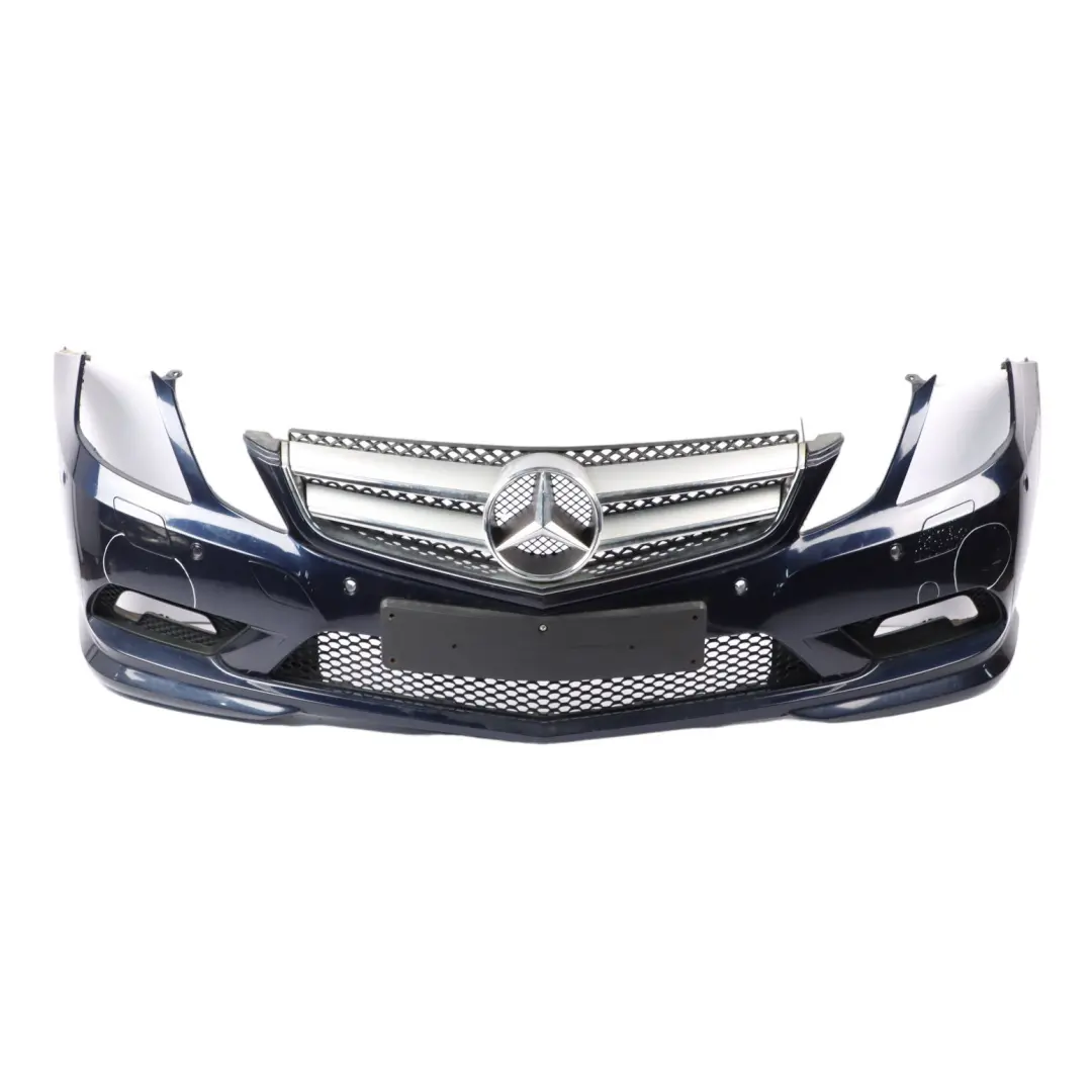 Mercedes W207 Bumper Front Trim Panel AMG Covering Cavansite Blue Metallic 860