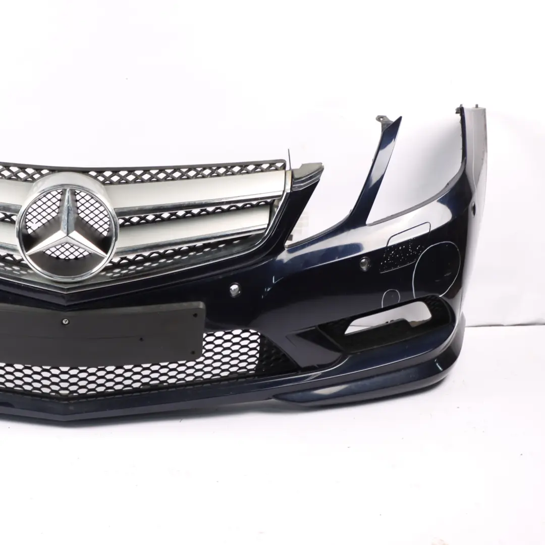 Mercedes W207 Bumper Front Trim Panel AMG Covering Cavansite Blue Metallic 860