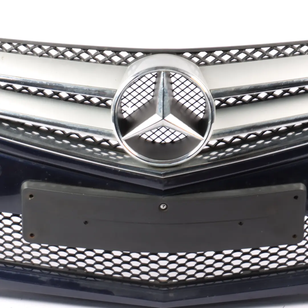 Mercedes W207 Bumper Front Trim Panel AMG Covering Cavansite Blue Metallic 860