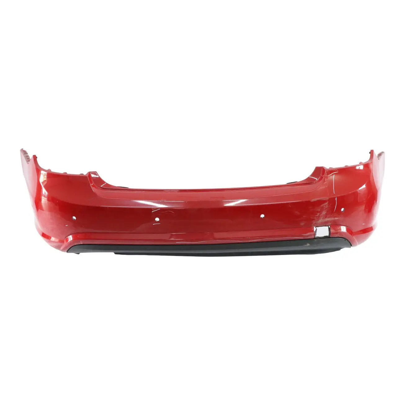 Mercedes W207 Rear Bumper Trim Panel Covering Feueropal Fire Opal Red - 590