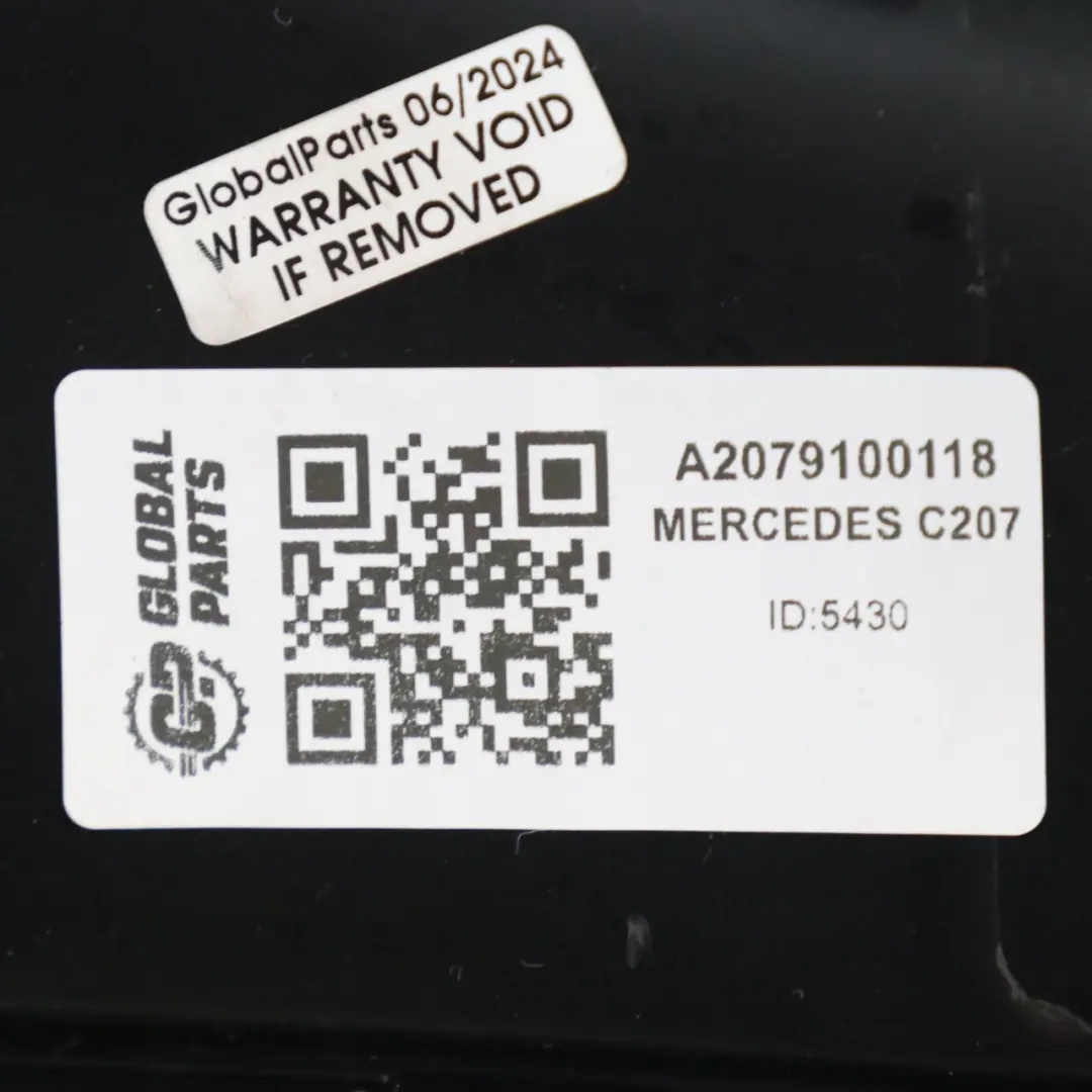 Mercedes C207 Obudowa Osłona Oparcia Przednie Lewe Przód Lewy A2079100118