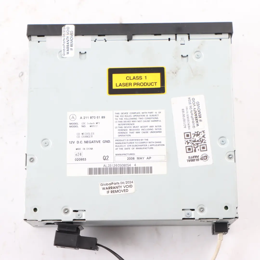 Mercedes W164 W169 W211 W245 Disc CD Changer A2118706189