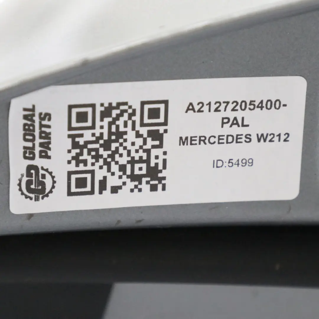 Mercedes W212 Drzwi Prawe Przednie Palladium Srebrny Metalik - 792