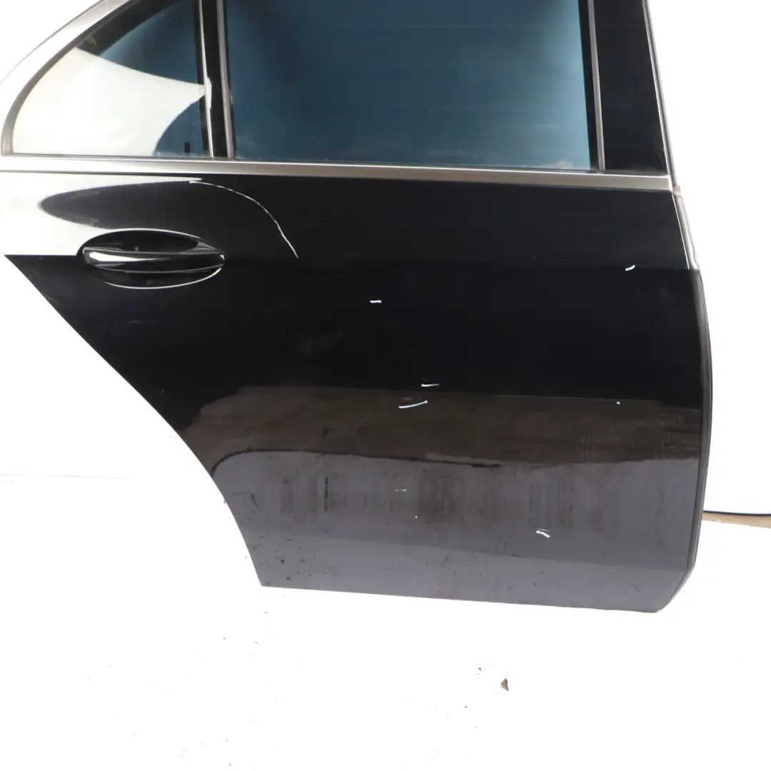 Mercedes W213 Saloon Door Rear Right O/S Obsidian Black Metallic - 197