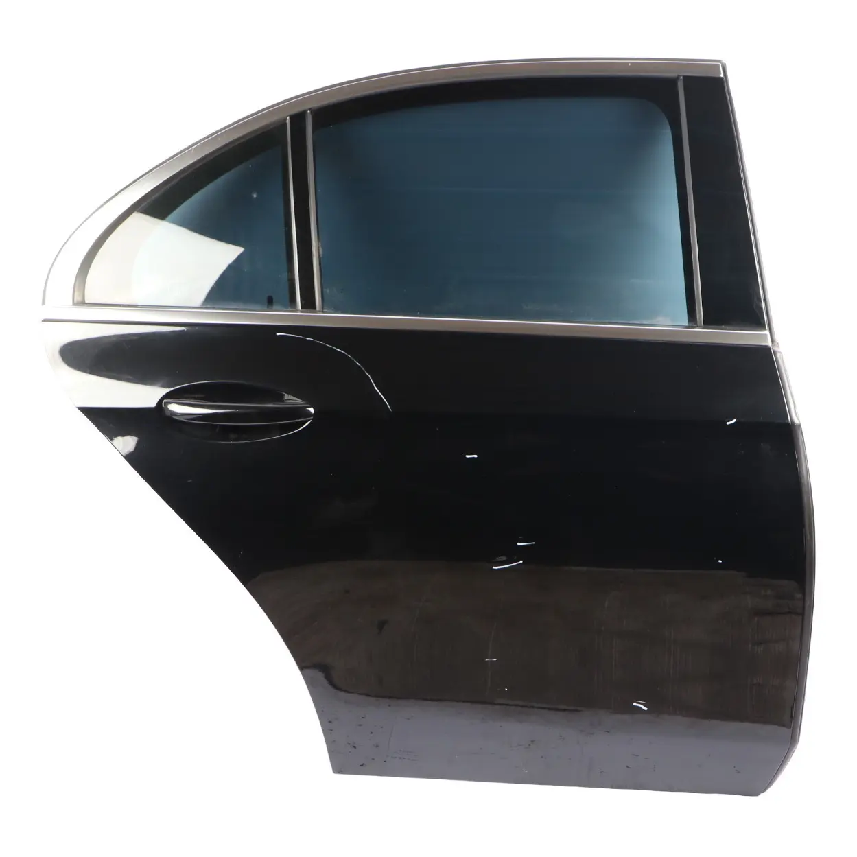 Mercedes W213 Saloon Door Rear Right O/S Obsidian Black Metallic - 197