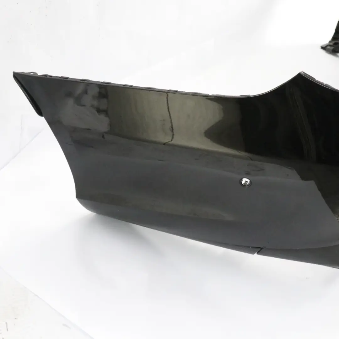 Mercedes W213 Rear Bumper AMG Trim Panel Covering Obsidian Black - 197