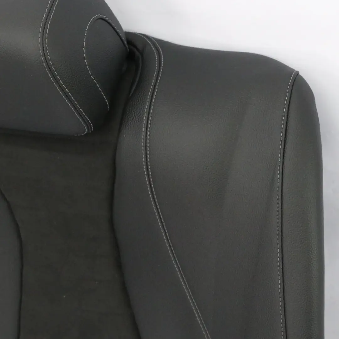 Mercedes W213 Respaldo Asiento Trasero Tela Microfibra Imitación Cuero Negro