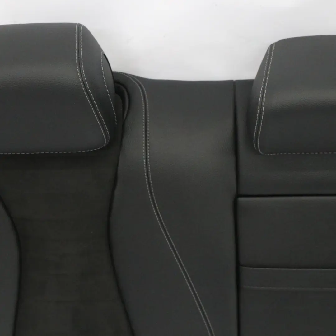 Mercedes W213 Respaldo Asiento Trasero Tela Microfibra Imitación Cuero Negro