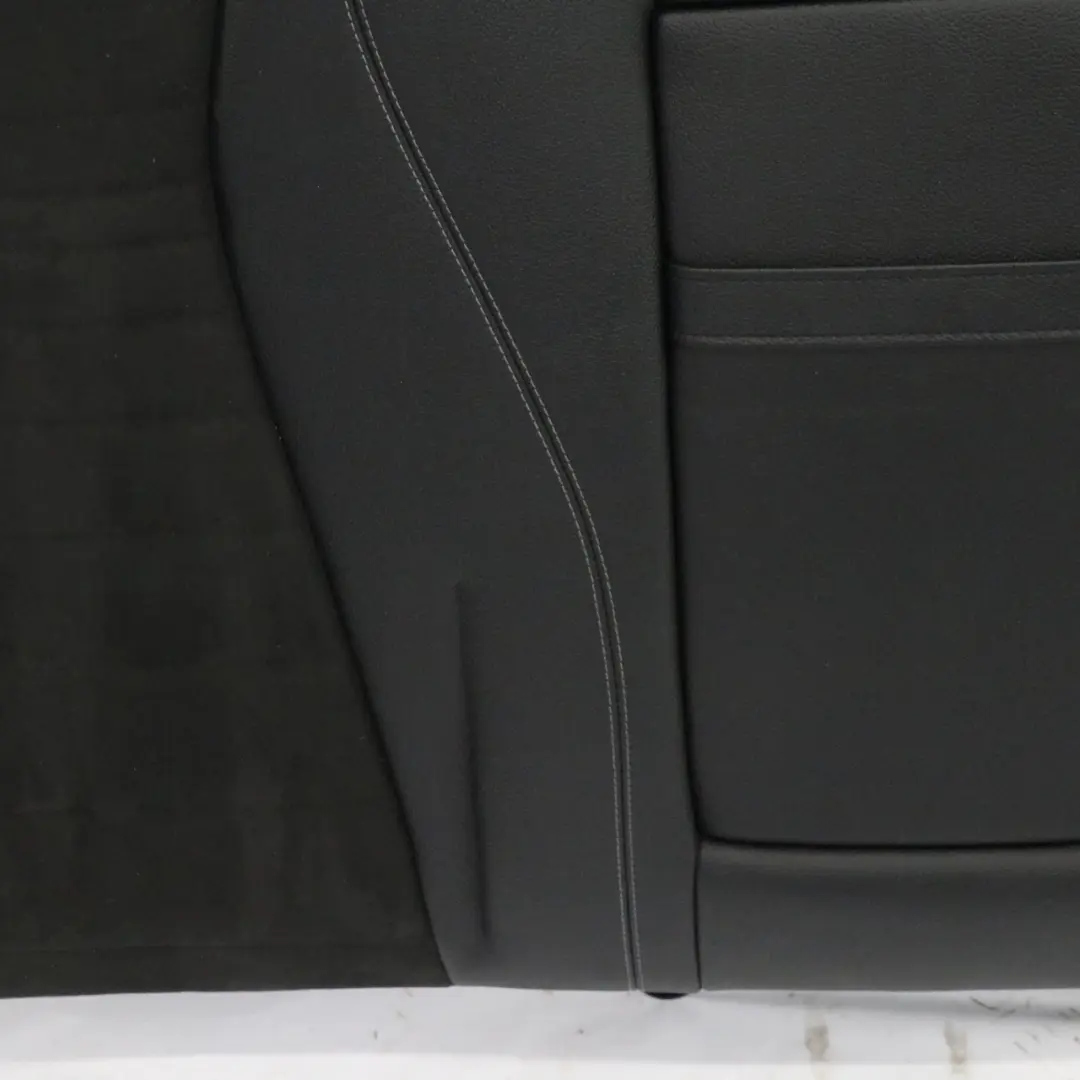 Mercedes W213 Respaldo Asiento Trasero Tela Microfibra Imitación Cuero Negro