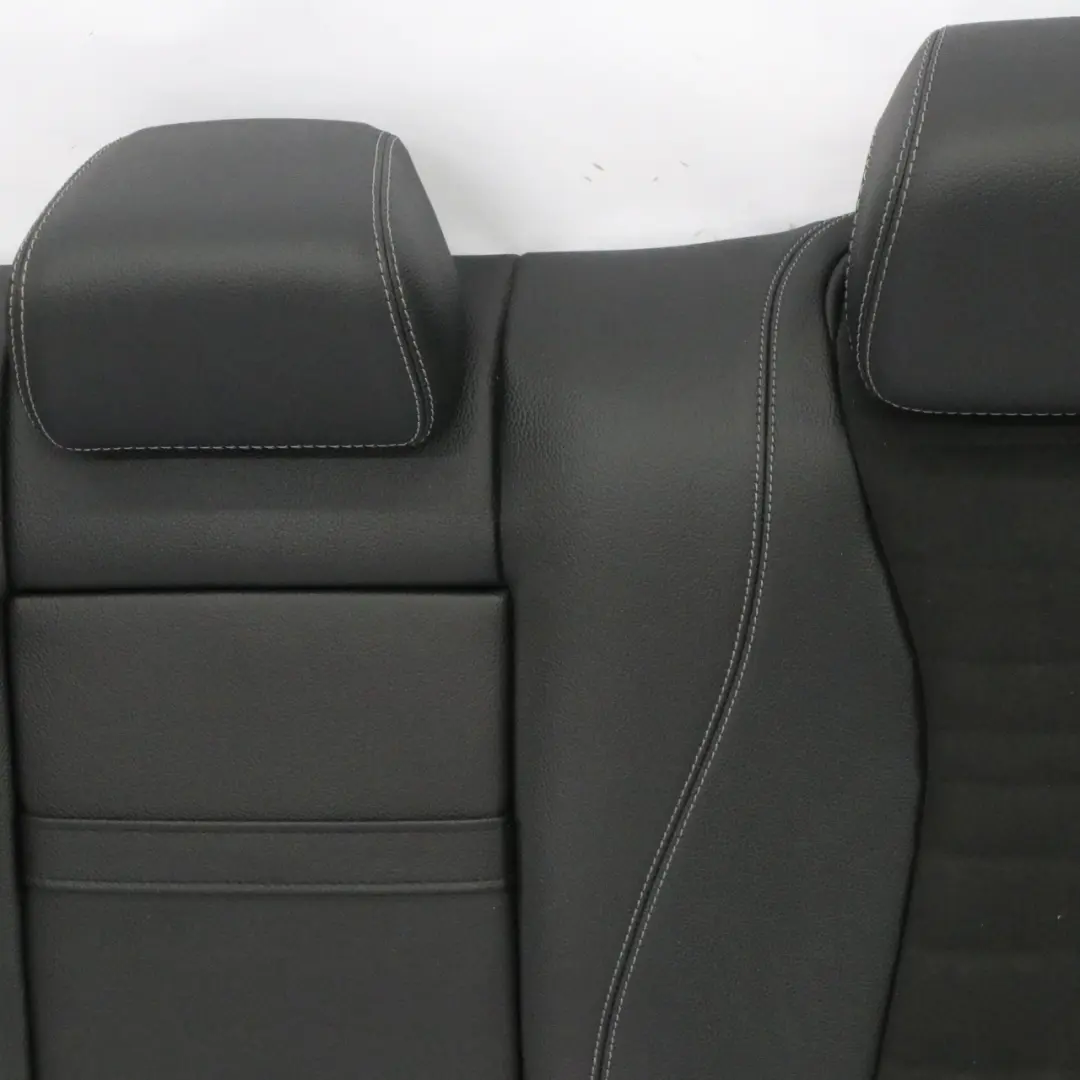 Mercedes W213 Respaldo Asiento Trasero Tela Microfibra Imitación Cuero Negro