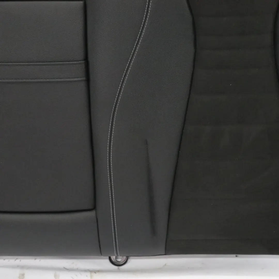 Mercedes W213 Respaldo Asiento Trasero Tela Microfibra Imitación Cuero Negro